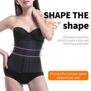 Dames Shapers Taille Trainer korsetten en bustiers latex cincher gordels Shapewear Slimming riem body shaper fitness korset mantel plus maat