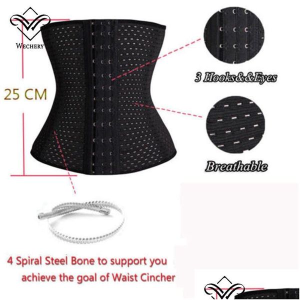 Shapers para mujer Entrenador de cintura Acero Deshuesado Y Entrenamiento Cincher Cuerpo Corsé delgado Faja Cordón apretado Entrega de caída Ropa Ropa interior DHDYL