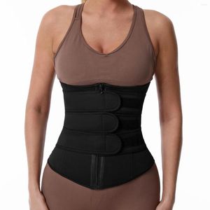 Femme Shapers Waist Trainer - Ceinture de serrage Sauna Sports Trimmer Noir (S-XXXL)