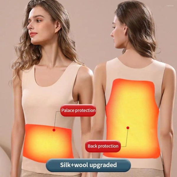 Formadores de mujeres Ropa de invierno Ultra-cómodo Espesado Invisible debajo de la ropa Chaleco térmico Venta de moda Ropa interior sin costuras