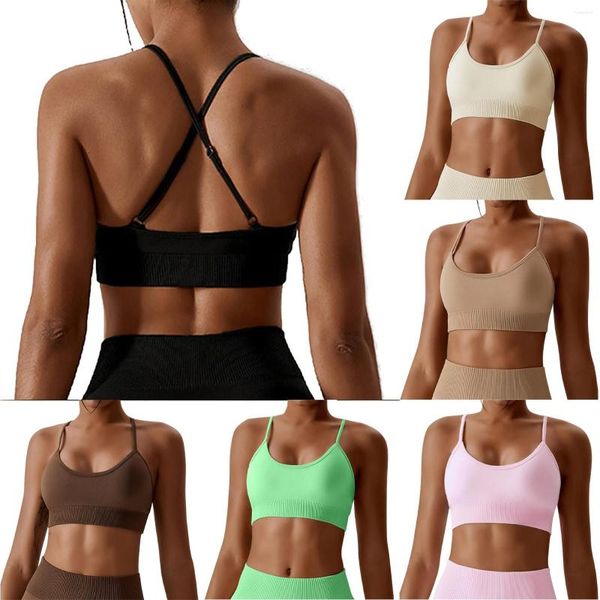 Shapers pour femmes Femmes Back Sling Girls Sports Wrap Sans couture One Quick Dry Yoga Sous-vêtements Soutien-gorge Pack Femmes pour l'entraînement