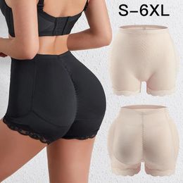 Shapers Femmes Femmes Booty Hip Enhancer Invisible Lift Bulifter Shaper Rembourrage Panty Push Up Bottom Boyshorts Shapewear Culotte S-6XL