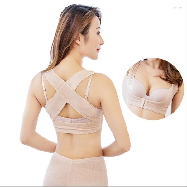 Femmes Shapers femmes près de la poitrine soutien X en forme de dos Corset ajuster la Posture ceinture soutien-gorge correct avec