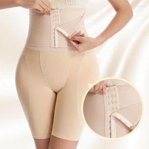 Vrouwen Shapers Vrouwen Firm Tummy Controle Met Haak Billen Lifter Pad Shapewear Slipje Hoge Taille Trainer Body Vrouwelijke Afslanken shorts