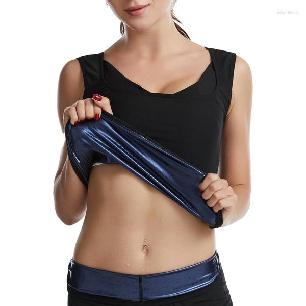 Moldeadores para mujer, faja para mujer, chaleco moldeador de Sauna, entrenador de cintura, ropa moldeadora para el sudor corporal, corsé adelgazante, camisetas de Fitness para gimnasio, camisa de entrenamiento