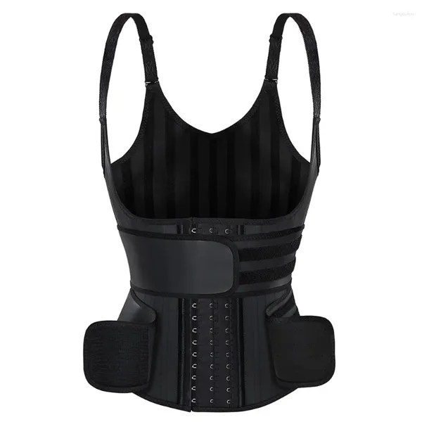 Formadores de mujeres Mujeres Látex Entrenador de cintura Body Shaper Tallas grandes Correas Huesos de acero Entrenamiento Sauna Recortador Neopreno Ejercicio para adelgazar Corsé