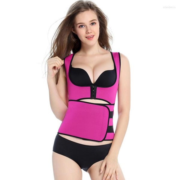 Shapers de mujer Mujeres Neopreno Shapewear Manga corta Body Shaper Adelgazamiento Camiseta Entrenador de cintura Corsé Sudor Sauna Abdomen Pérdida de peso