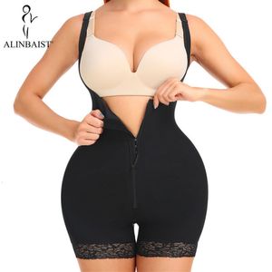 Shapers pour femmes Costume amincissant pour femmes ascenseur de hanche dispositif de mise en forme complet du corps Bbl contrôle abdominal conception de fermeture à glissière ouverte à l'entrejambe Fajas Reductoras 230714