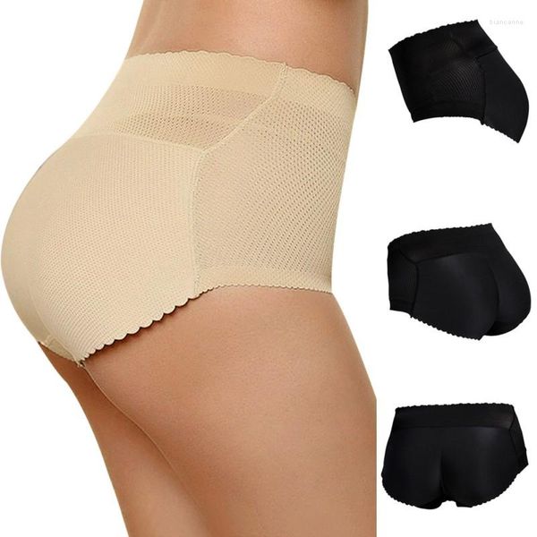 Femmes Shapers femmes Sexy éponge rembourré abondant fesses pantalon dame Push Up taille moyenne culotte slips sous-vêtements