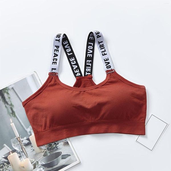 Formadores de mujeres Mujeres Sexy Sports Bra Tops para Top Fitness Yoga Pad Femenino Ropa deportiva Chaleco Tank Sport Push Up Bralette