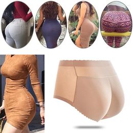 Formadores de mujeres Mujeres Shaper Acolchado BuLifter Panty BuHip Enhancer Fake Ass Body Mid Cintura Shaping Bragas Transpirable