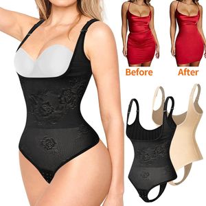 Shapers Femmes Femmes Shapewear Body sans couture Contrôle du ventre Shapewear Taille Entraîneur String Body Shaper Fajas Colombianas Sous-vêtements amincissants 231030