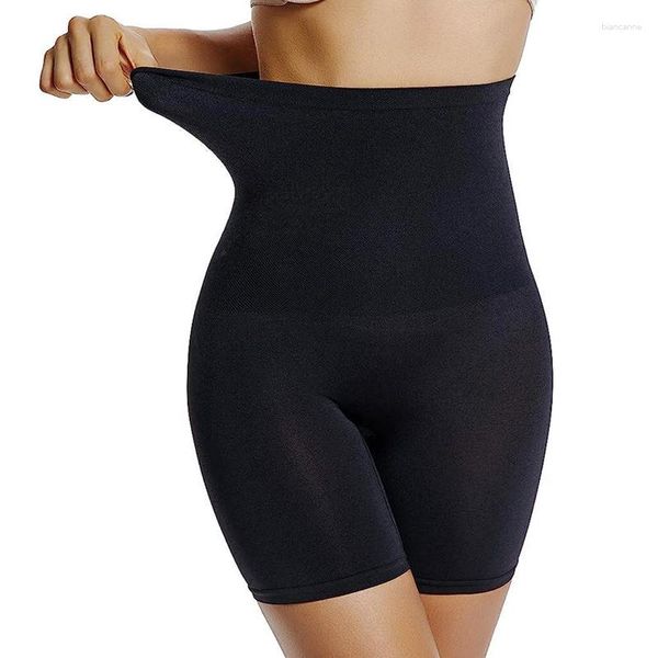 Shapers Femmes Femmes Slip Shorts Taille haute Anti-frottement Boxer Boyshorts Sans couture Tummy Contrôle Sous-vêtements Culotte Ventre plat Sécurité Panty