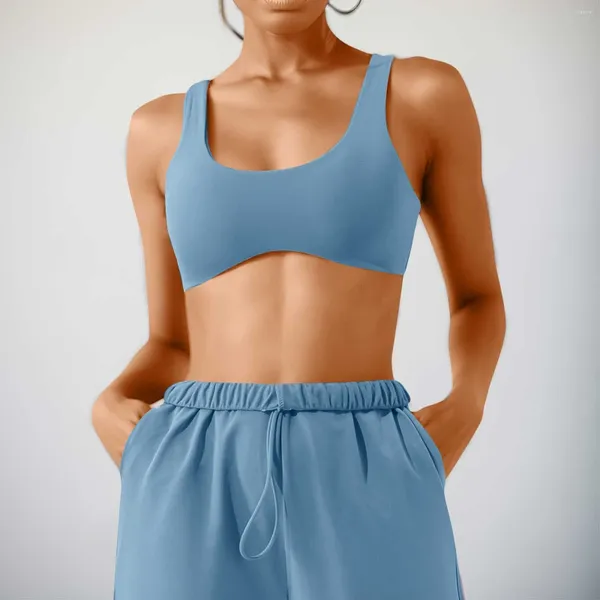 Formadores de mujeres Mujeres Color Sólido Sujetador Yoga Desgaste Apretado Deportes Ropa interior Correr Fitness Delicado Bras Kit Sin costura Push Up Breves Sujetadores