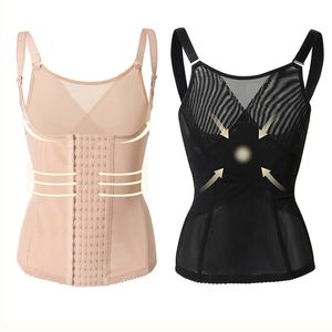 Damesjaberse vrouwen onder jurken perfecte s-vorm body shaper volledige slips ademende buik versterker rok shapewear 230519