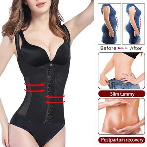 Femmes Shapers femmes taille formateur Shapewear ventre contrôle Cincher mince corps Shaper entraînement ceinture sous le buste Corset crochet débardeurs