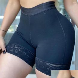 Dames Shapers Dames Lmylxl Vrouwen Corset Bifter Postpartum Reery Elastisch Mesh Hoge Taille Charmant Rondingen Korte Fajas Colombianas Dro Dhu27