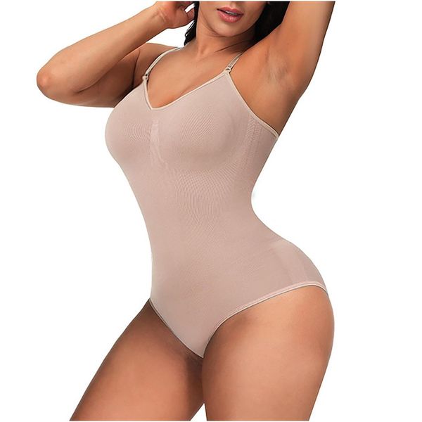 Women'S Shapers Womens Seamless Shapewear Body pour les femmes Tummy Control Butt Lifter Body Shaper Invisible Under Dress Minceur St Dhrfi