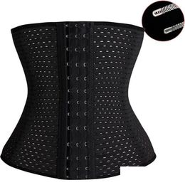 Shapers voor dames Shapers voor dames Spanx Shapewear Beautif Body Cincher D In de buik Gesp Ademende tailleband Gordel Plasticiteit Sh Dhbfs