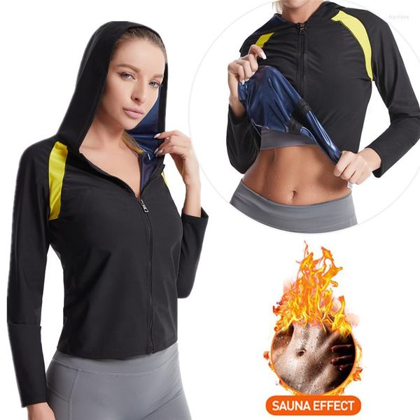 Camiseta moldeadora de Sauna YAGIMI para mujer, chaqueta para perder peso, chándal, ropa moldeadora de cuerpo, recortador, entrenador de cintura, camisetas sin mangas para adelgazar