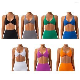 Dames Shapers Yoga BH Crop Top Sportondergoed Ademend Chic Design Hardloopapparatuur Professionele fitnessbenodigdheden Zwart