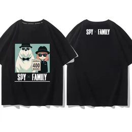 Chemise femme Anya Smug SPY X FAMILY Tshirt Haruku Streetwear Tops O Neck Japonais Anime Femmes Hommes T Shirt 100 Coton Manga Cartoon Tees 230105