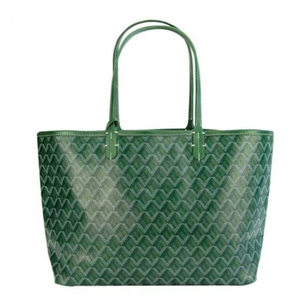 Bolsos de compras para mujer, bolso de hombro goyaA de la más alta calidad, bolso Real de un solo lado, grande, 57*31*17 CM, trompeta 46*26*14