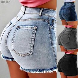 Dames shorts 2020 Summer Hot Shorts Dames jeans hoge taille denim shorts rand slijtage traan denim shorts dames hete shorts met zakken wx