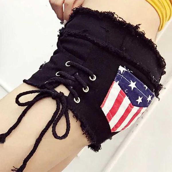 Shorts pour femmes 2022 femmes Sexy Super Shorts Frosted Denim Jeans Shorts Low Raise Slim Micro Shorts Feminino Pole Dance DS Ds Nightclub Y240425