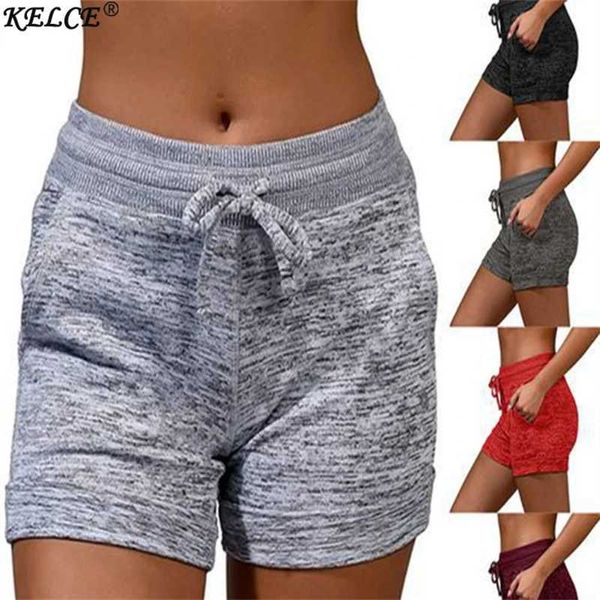 Shorts Pour Femme 2023 nouvel été Style européen femmes Shorts Fe taille haute pantalon dames décontracté Fitness Sport culottes Shorts grande taille 5XLL24313