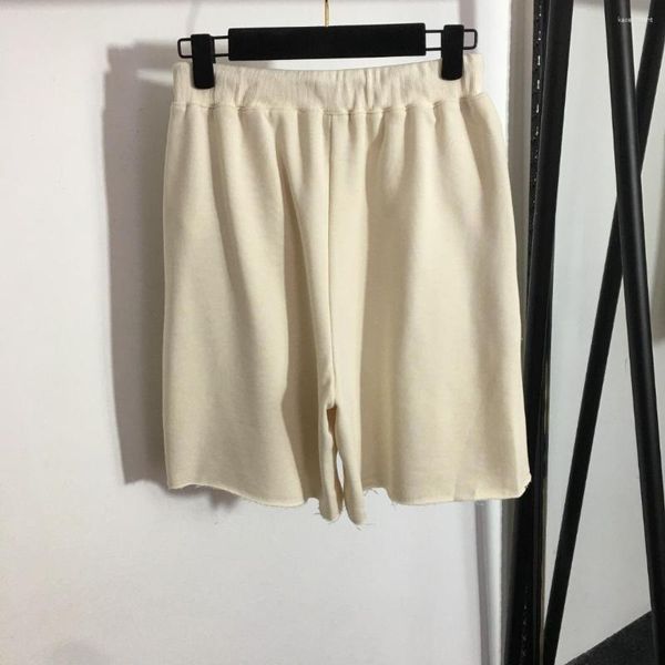 Shorts pour femmes 2023 printemps/été haut de gamme abricot ensemble décontracté à capuche pull à manches courtes pantalon de protection deux pièces