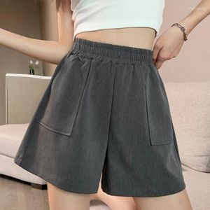 Pantalones cortos para mujer 2024 Fitness deportes moda coreana Casual talla grande Yoga playa pantalón verano femenino prendas de vestir esponjosas F69