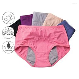 Vrouwen Shorts 2024 Upgrade Hoge Taille Lekvrije Slipje Ondergoed Periode Katoen Ademende Slips Plus Size Menstruatie Broek
