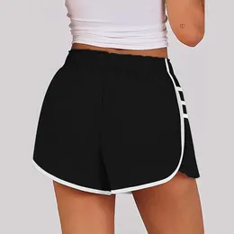 Damesshort A-Line Stijlvolle zomersporten met elastische hoge taille losse fit geplooid ontwerp voor jogging yoga tennis