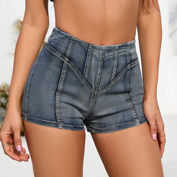 Short féminin esthétique coréen dongdaemun denim femme 2024 harajuku jeans occasionnel femme pantalon court été streetwear