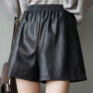 Shorts pour femmes automne décontracté femmes élégantes taille haute rue mode créateur coréen hiver haute femme pantalon court 2023