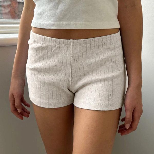 Shorts pour femmes décontracté taille élastique coupe ajustée pyjama femmes salon vêtements de nuit d'été sweatshorts Y2K esthétique Kawaii bas