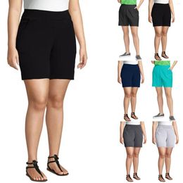 Shorts pour femmes Confort Cuisse Slim Fit Femmes Chemises Boutonnées Manches Courtes Compression Lâche Femmes