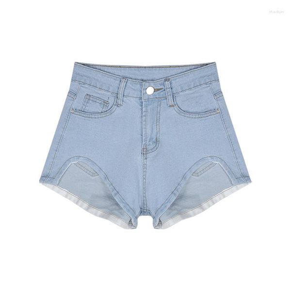 Shorts pour femmes Denim taille haute pantalon mince mince jambe large printemps 2023 épicé filles cargo droit