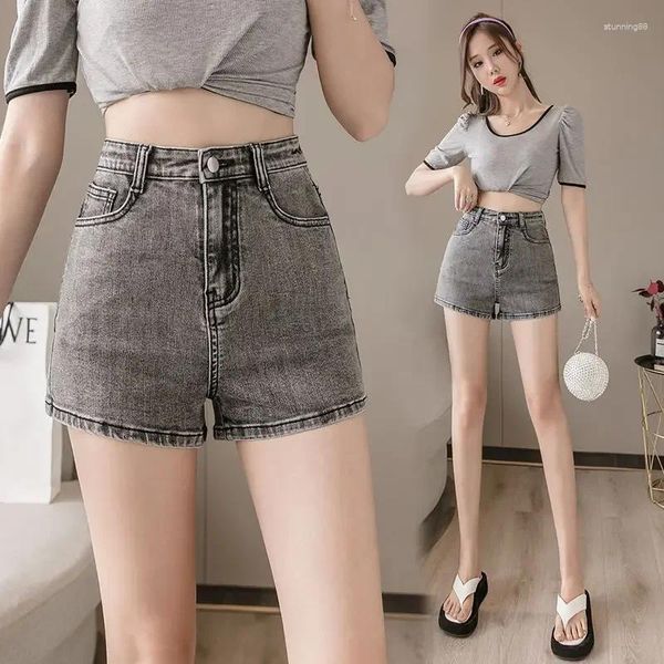 Shorts pour femme Denim Jeans pantalons courts pour femme à porter Mini coton élasticité Boxer tendance 2024 bas prix jeune extérieur