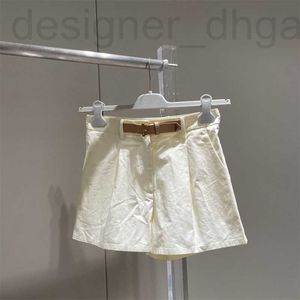 Dames shorts Designer 2024 lente/zomer nieuwe nanyou riem decoratief met geïntegreerd in taille, eenvoudige en veelzijdige T3G5
