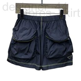 Damesshorts Designer Designer Dames Met Letters Patroon Casual Mini Jersey Jogging Uitloper A-lijn Zak Hotty Hotpants Sportkleding GQE5 D5HW