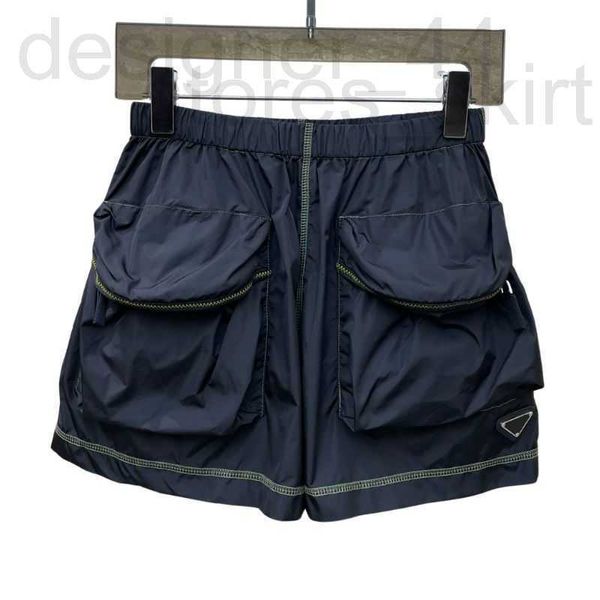 Pantalones cortos para mujer Diseñador Diseñador Mujeres con letras Patrón de signo Casual Mini Jersey Jogging Outwear A-Line Pocket Hotty Hot Pants Activewear GQE5 D5HW