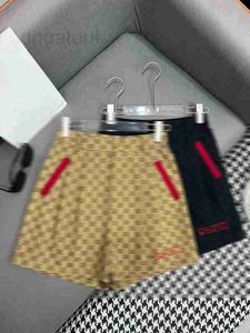 Damesshorts Designer Letter Borduur Elegant Zip Pocket Fashion Brand 2024 High Taille Ladies 50DG