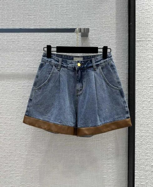 Shorts pour femmes, produits du début du printemps, bosse, coupe tridimensionnelle, taille haute, plissée sous pression, Version trapèze