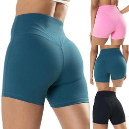 Damesshorts, elastische hoge taille, yoga, push-up, BuLift, mini korte legging, broek, buit, gymkleding, hardlopen