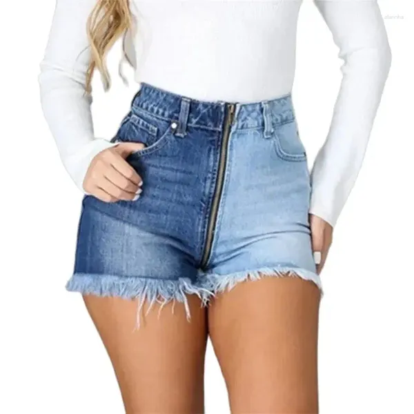 Short féminin Fashion Front Zipper Ouver