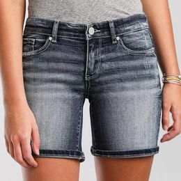 Dames shorts mode splice denim forens gebroken gaten vrouwelijke casual streetwear jeans y2k
