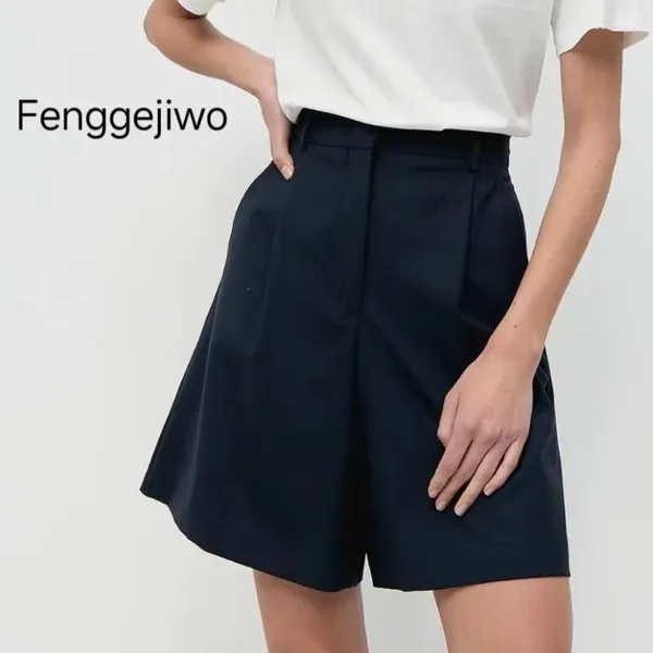 Short féminin Fenggejiwo Tissu de laine ultra-fine Forme du haut du corps Super bonne.Le logo à l'intérieur est tissé avec