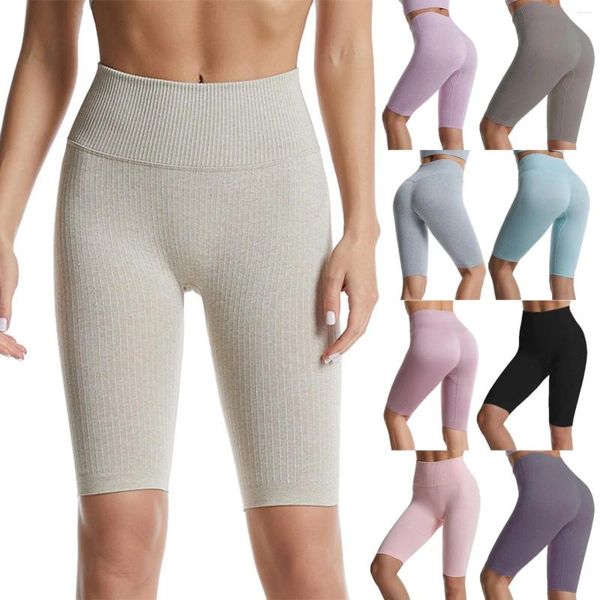Shorts pour femmes Fitness Yoga Taille haute Soft Spandex Équitation Danse Push Up Femmes